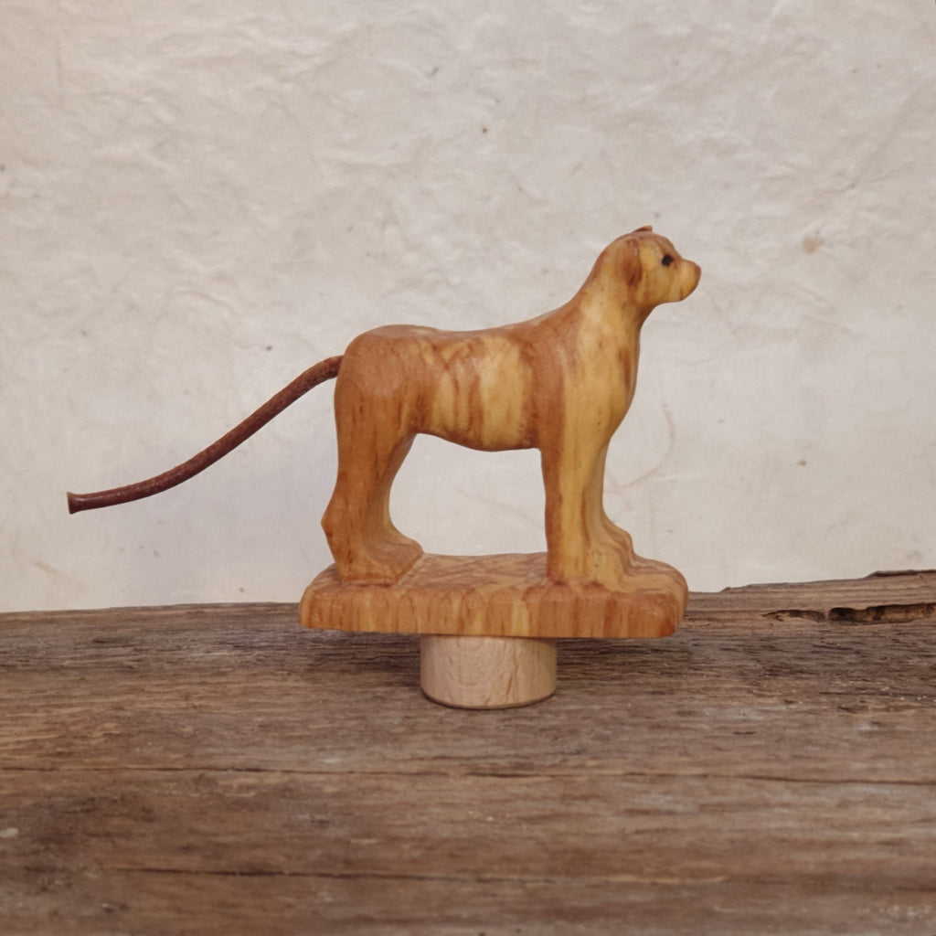 Löwe, Jaguar, Tiger geölt ca 5cm