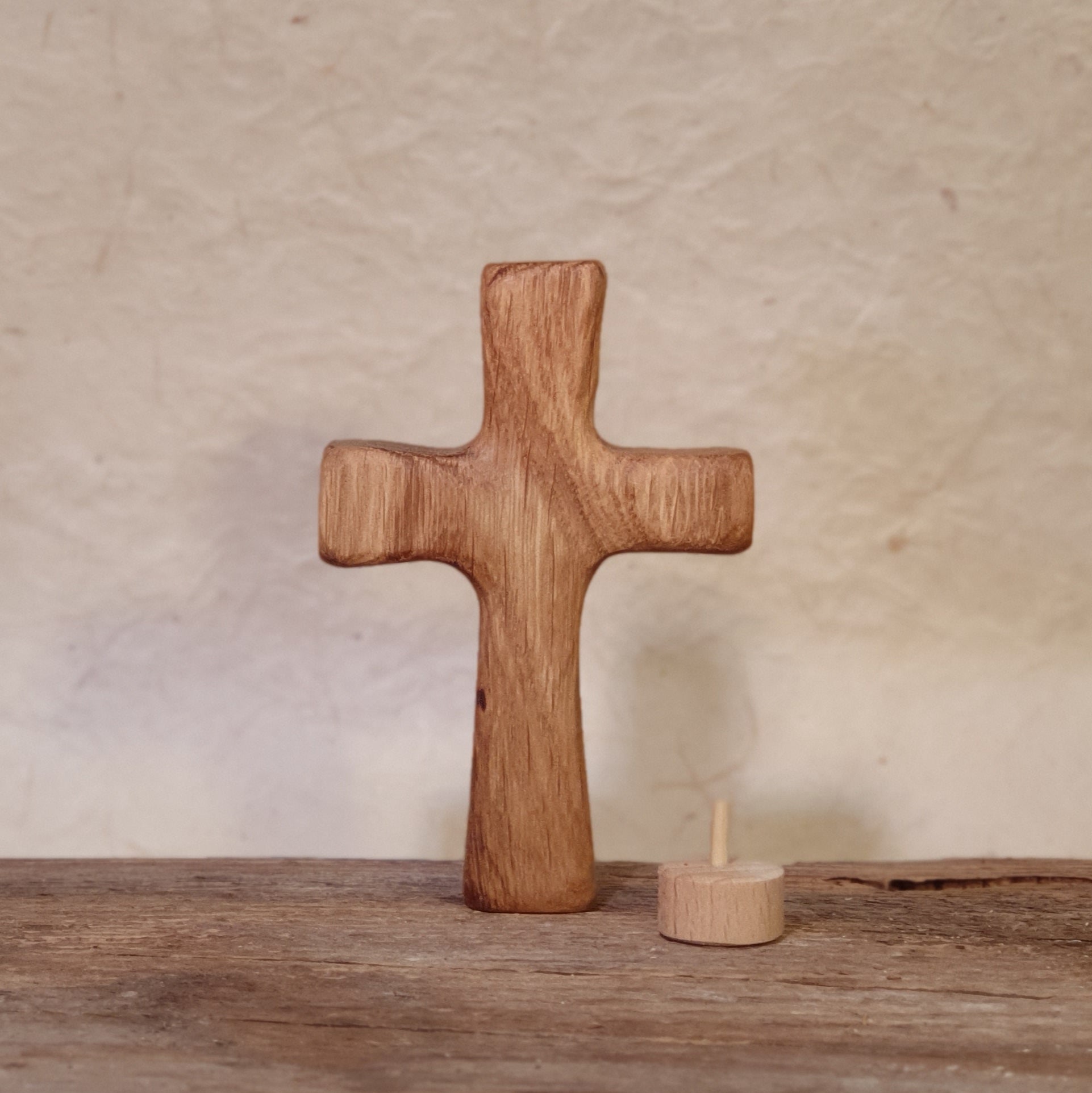 Kreuz geölt ca 8cm mit / ohne Gravur