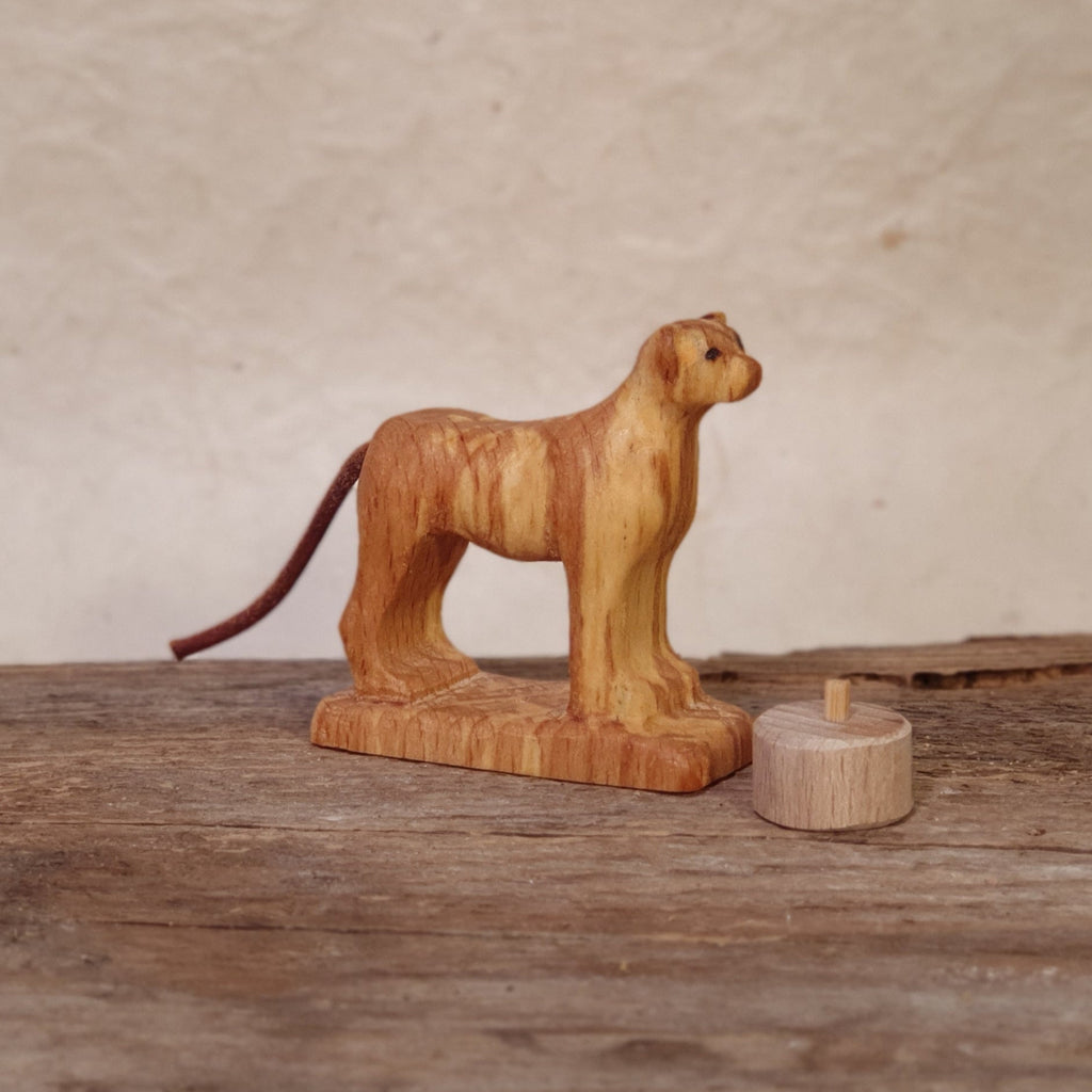 Löwe, Jaguar, Tiger geölt ca 5cm