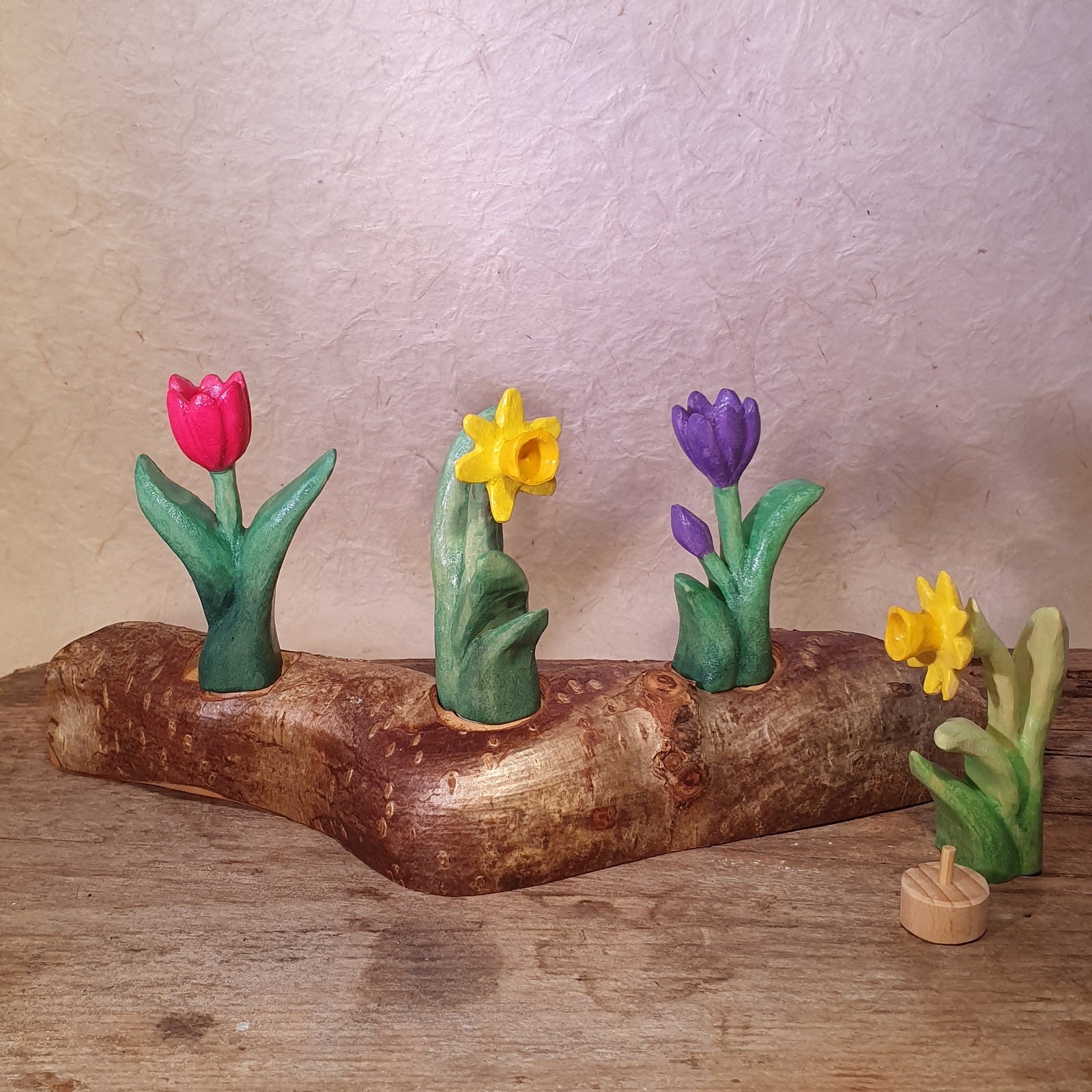 Blumenstecker Frühling ca 6cm-8cm bemalt