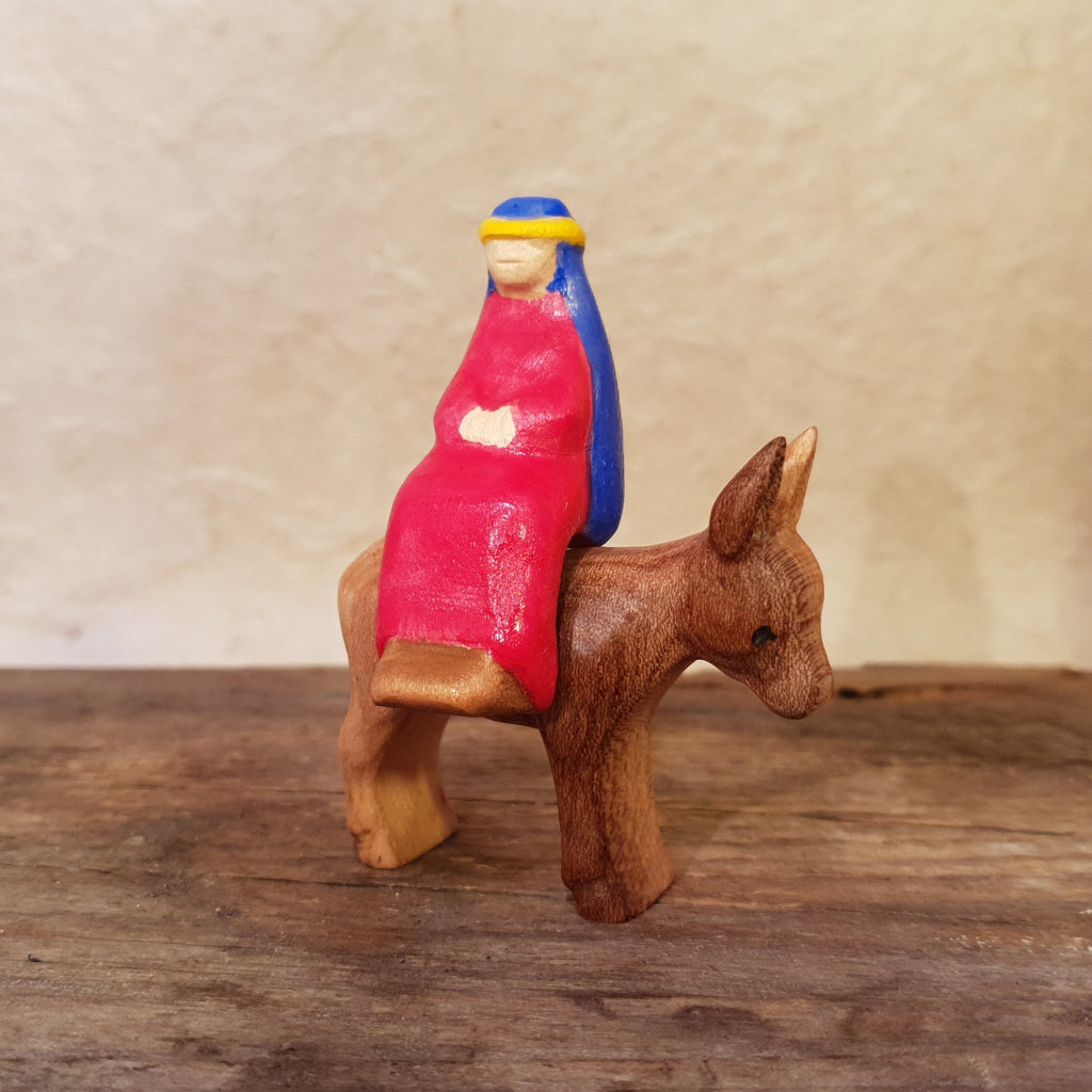 Maria und Josef und die Weihnachtskrippe