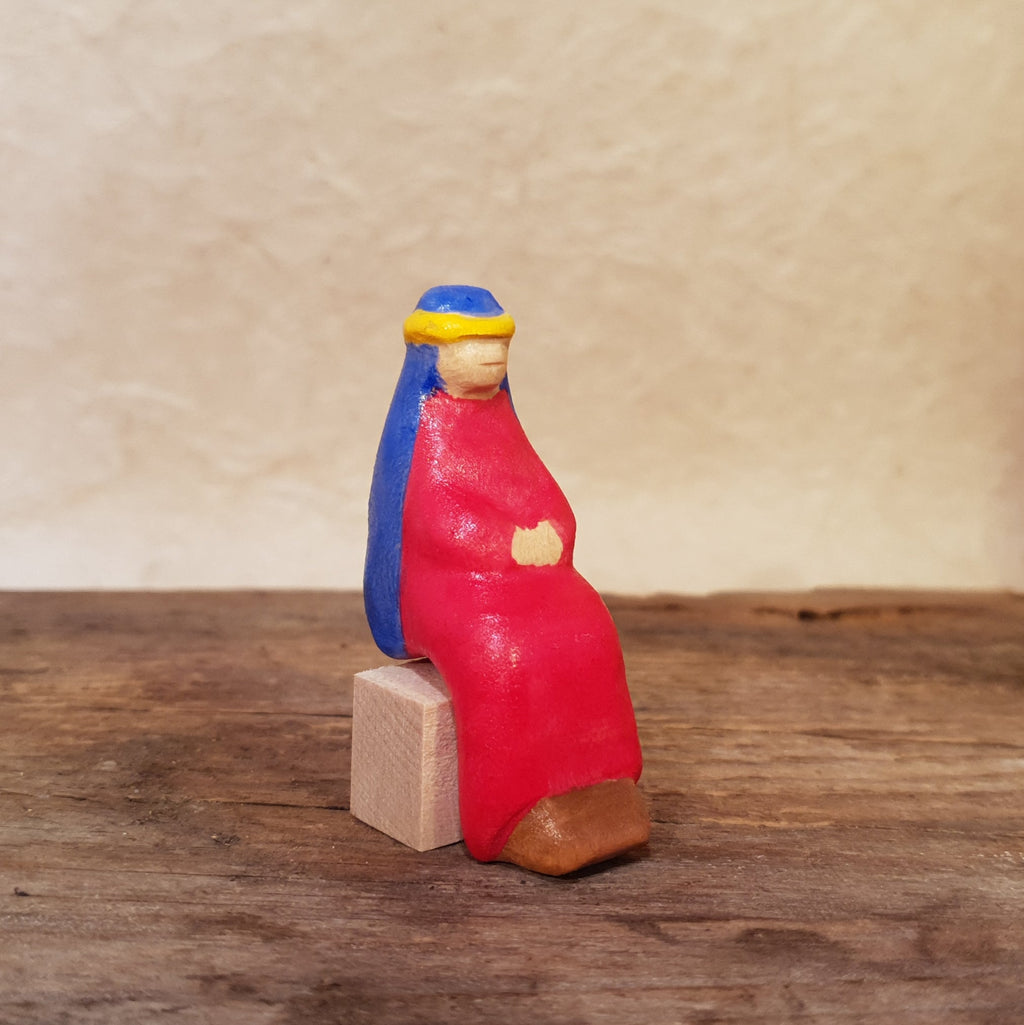 Maria und Josef und die Weihnachtskrippe