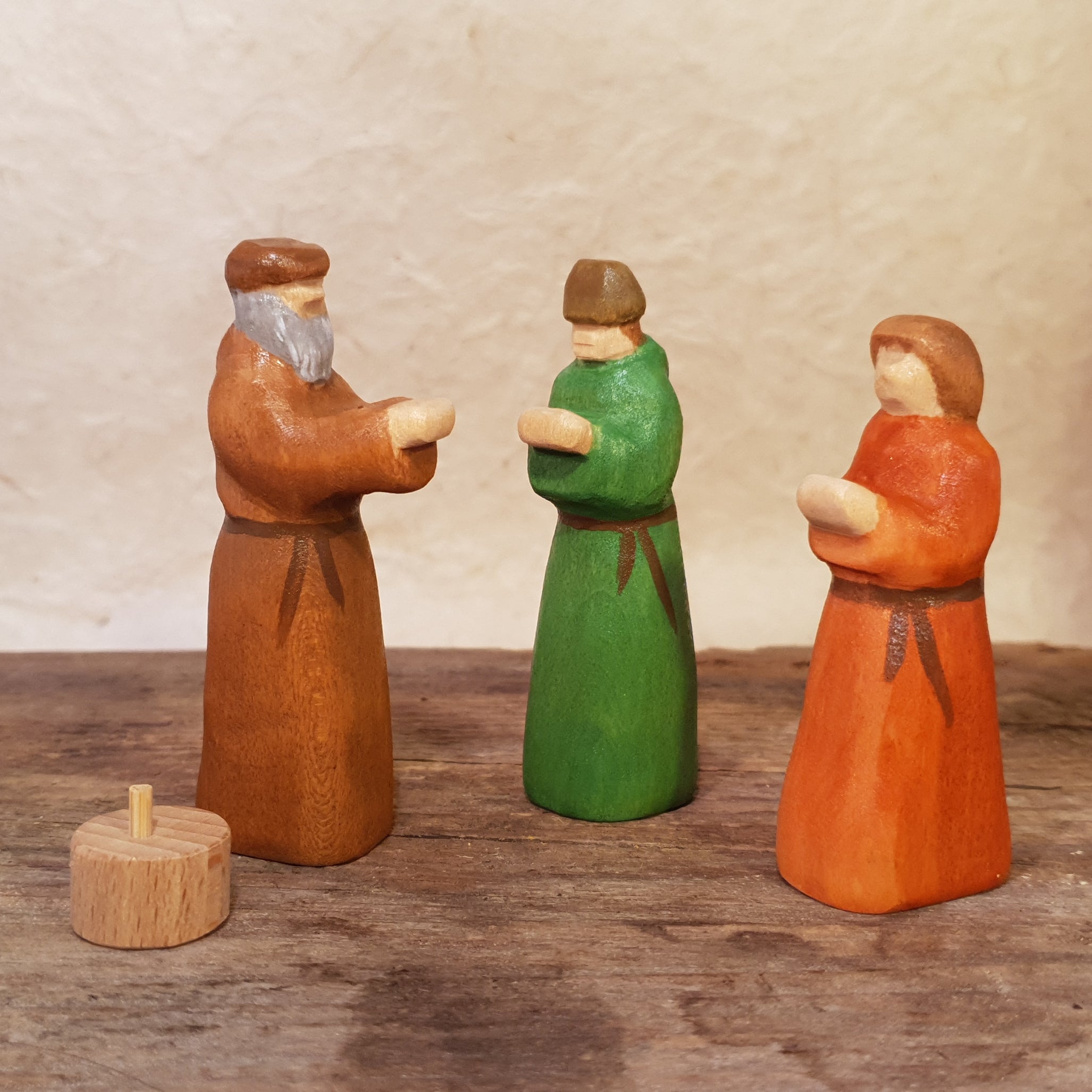 Maria und Josef und die Weihnachtskrippe
