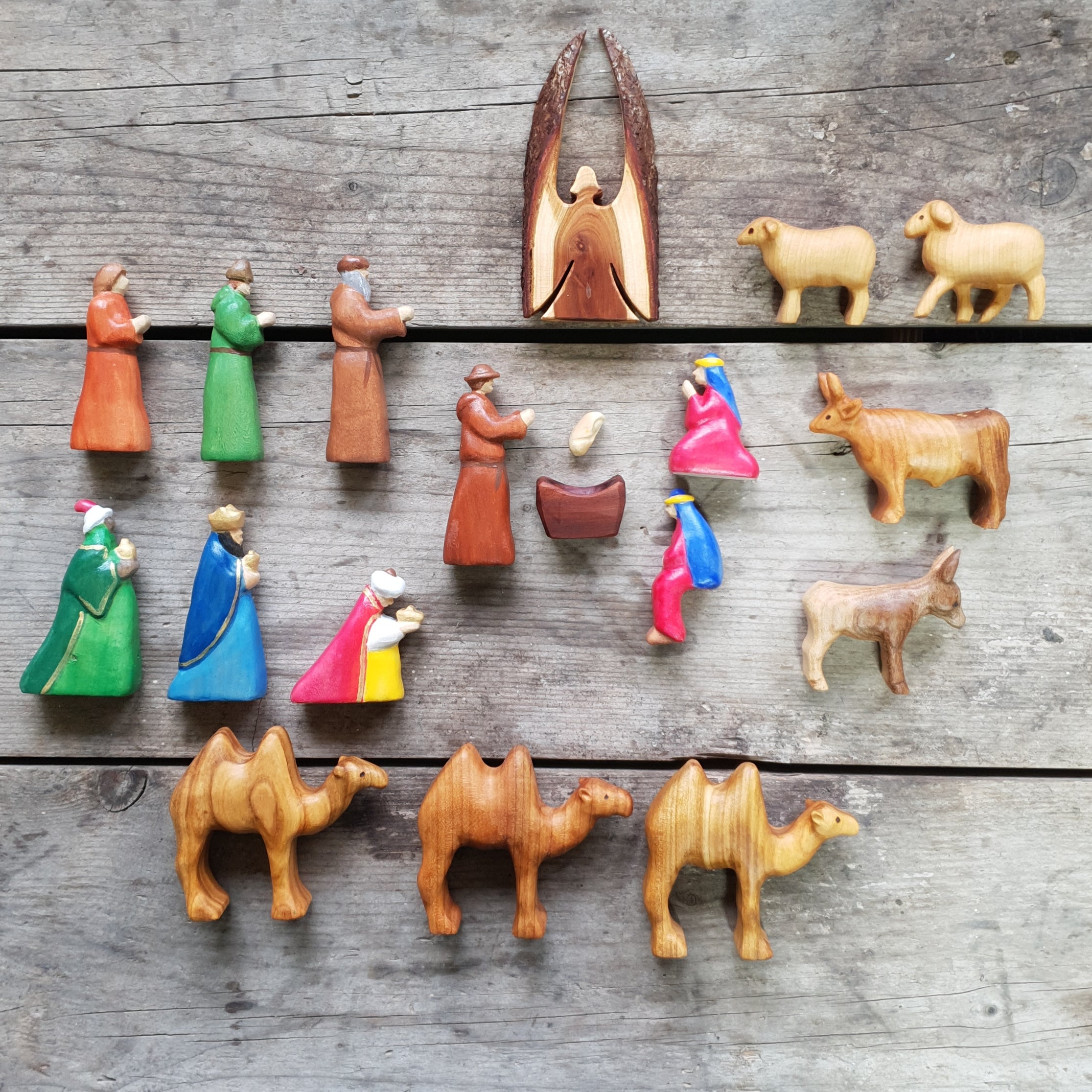 Maria und Josef und die Weihnachtskrippe