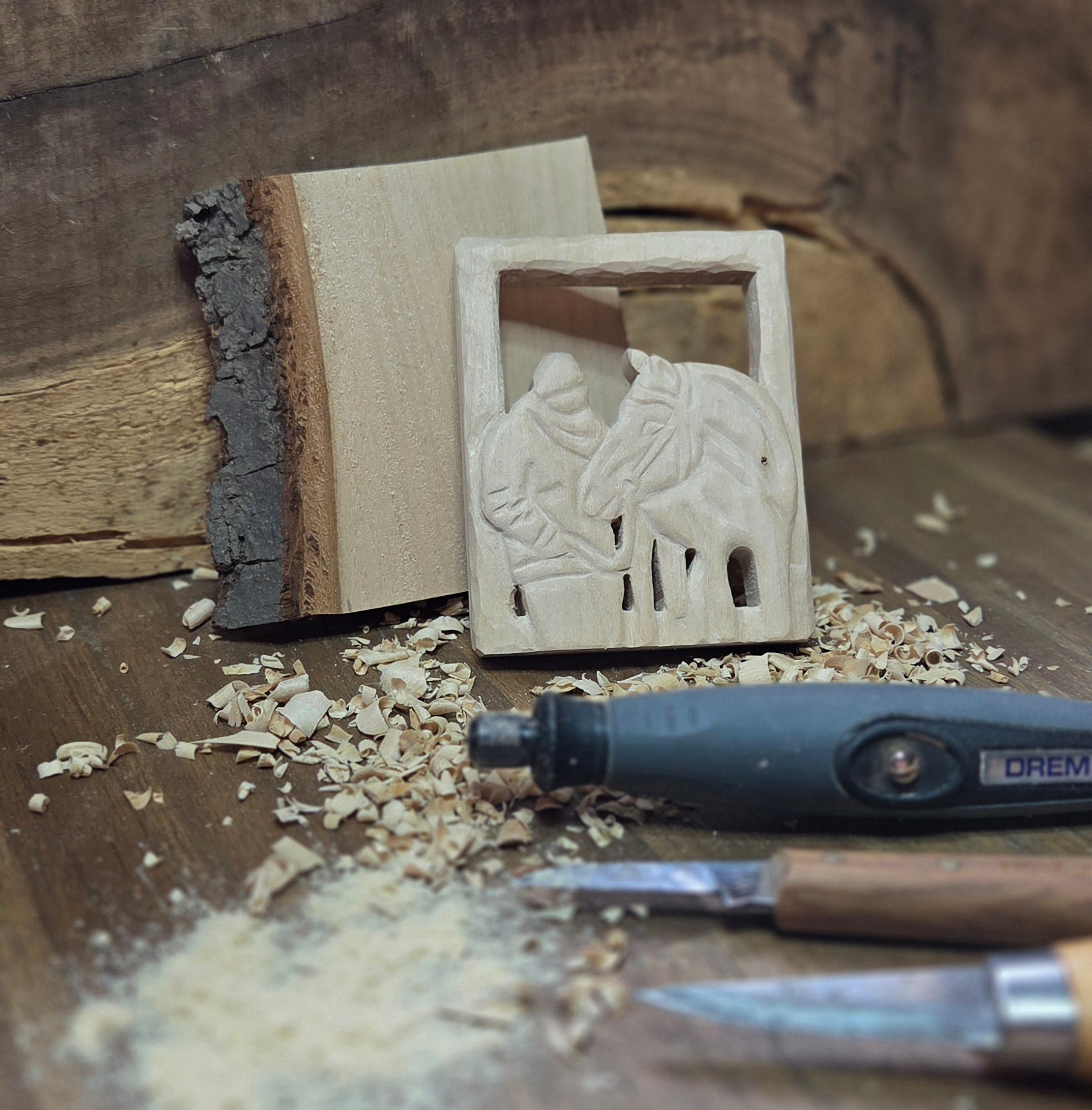 Holzstücke für DIY-Projekte