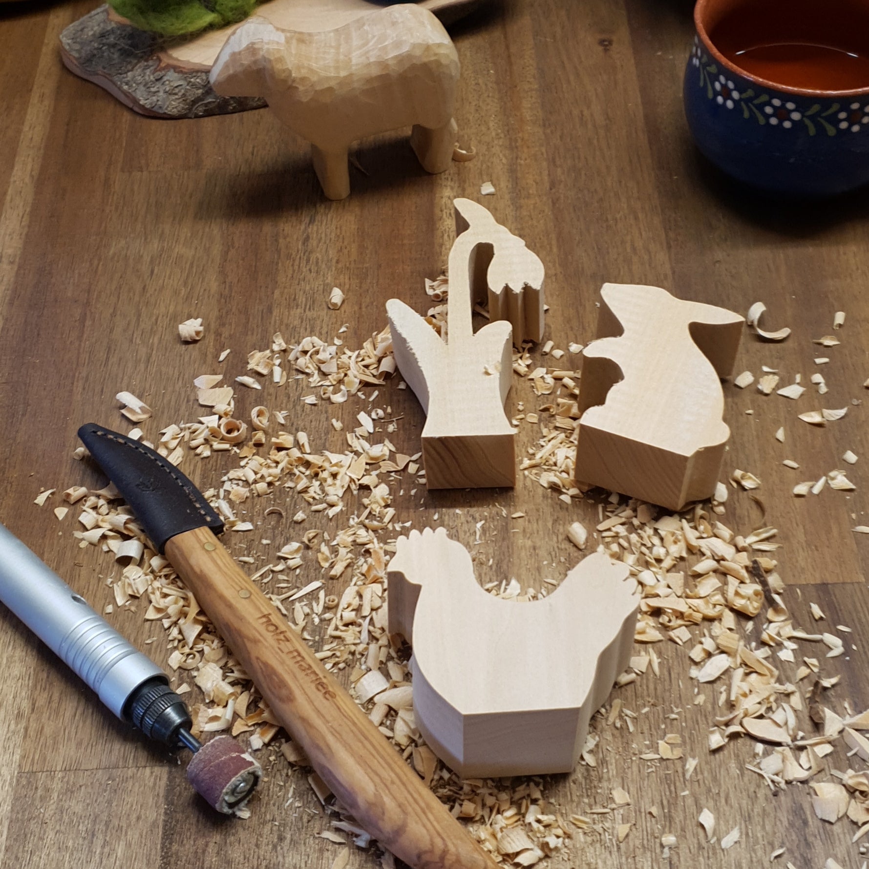 Aufzeichnung Feinschleifkurs Huhn inkl. Rohling