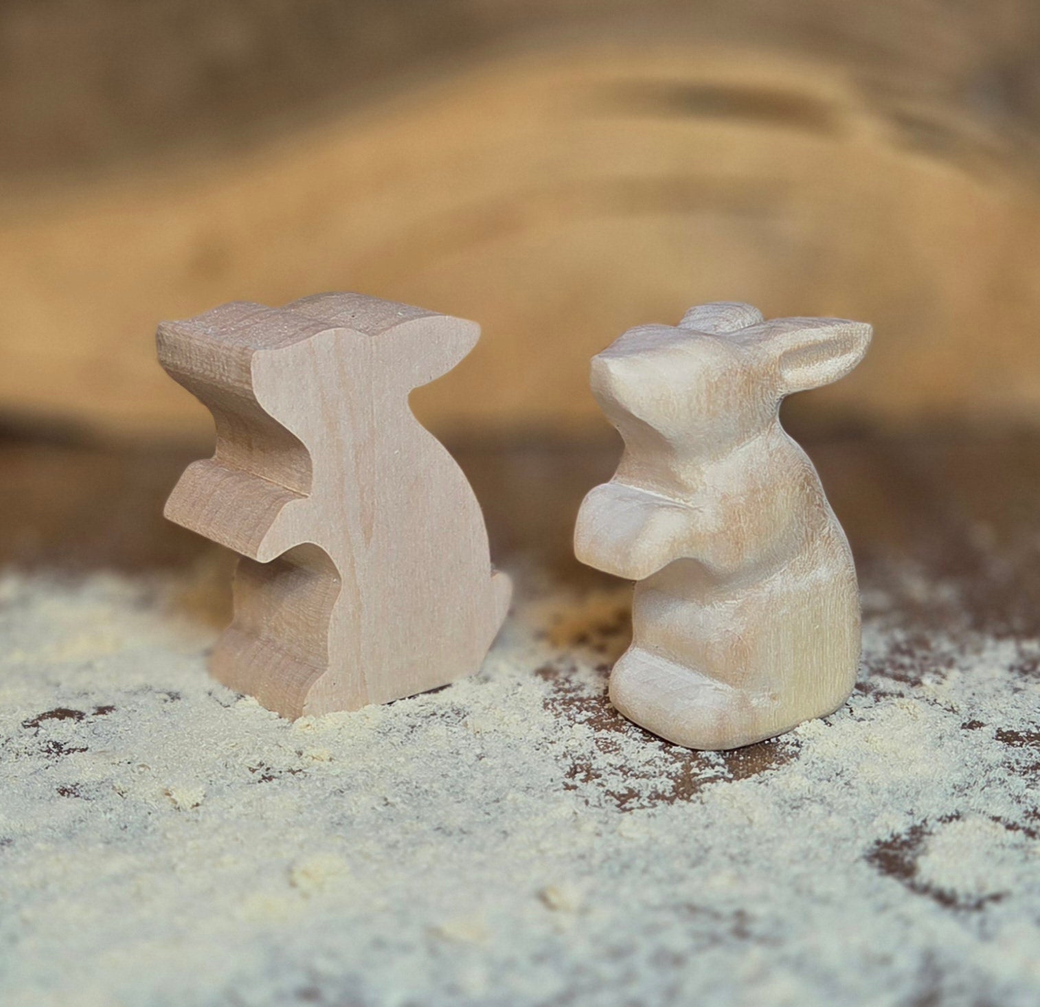 Aufzeichnung Feinschleifkurs "Hase schnuppernd" inkl. Rohling