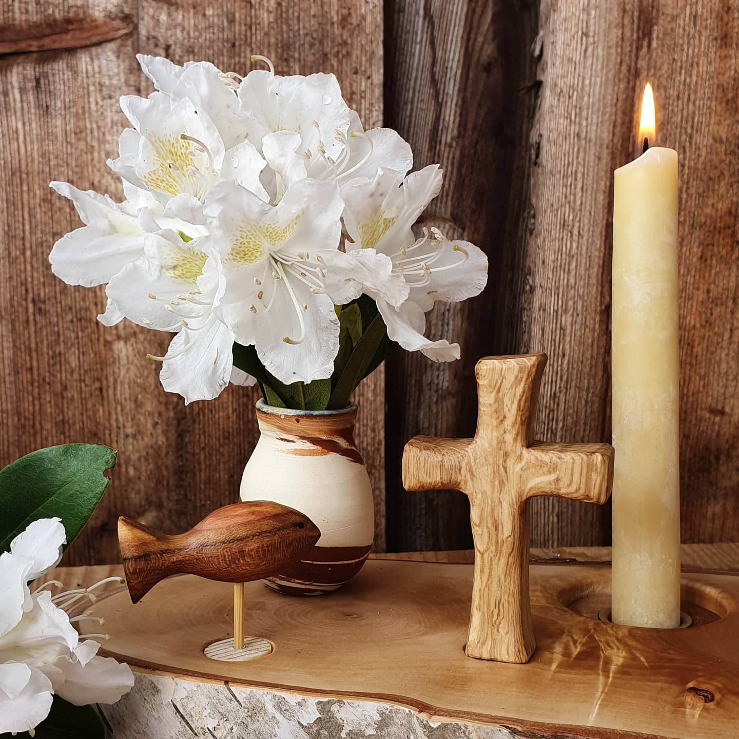 Kreuz geölt ca 8cm mit / ohne Gravur